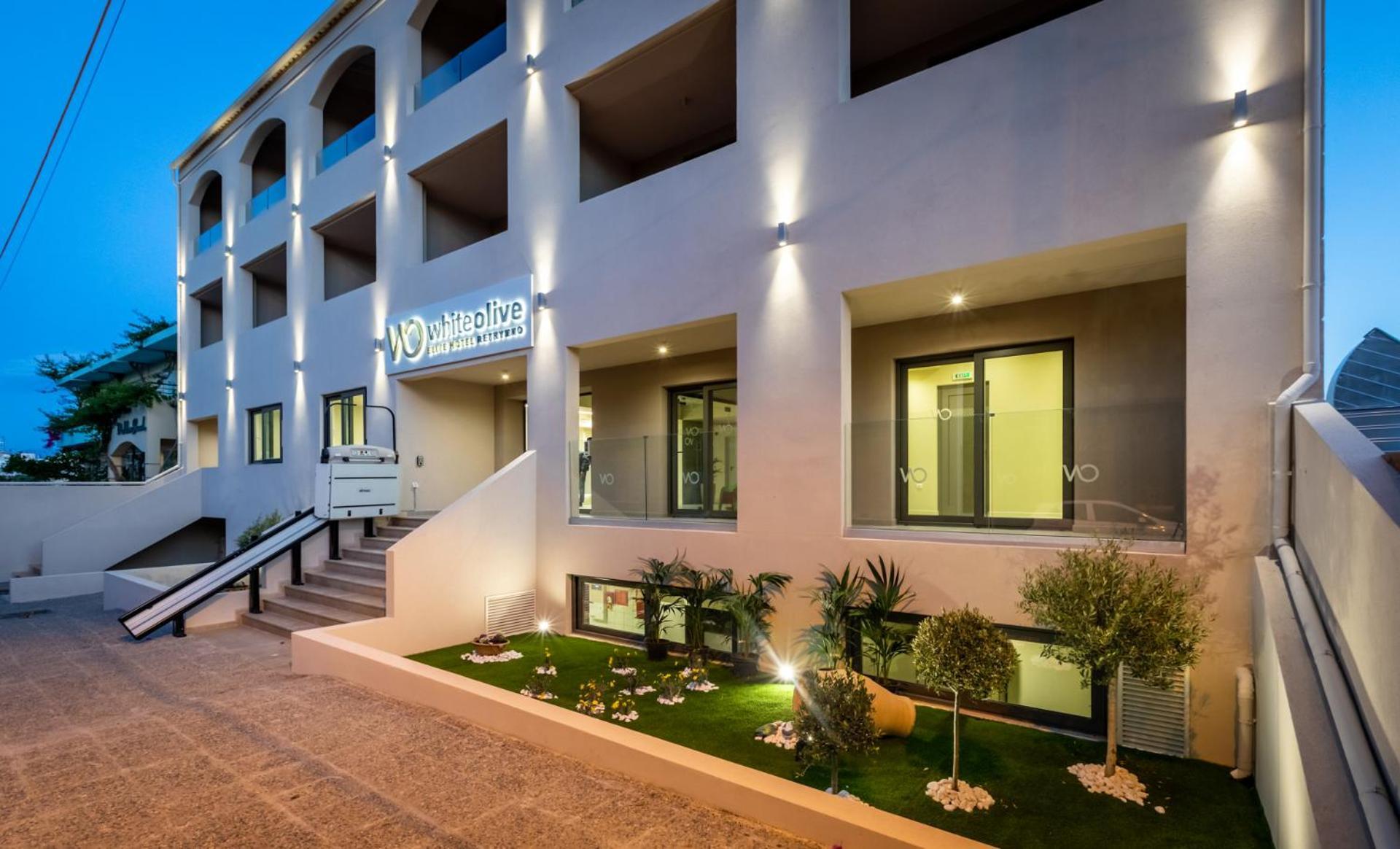 Hotel White Olive Elite Rethymno Sfáka Esterno foto