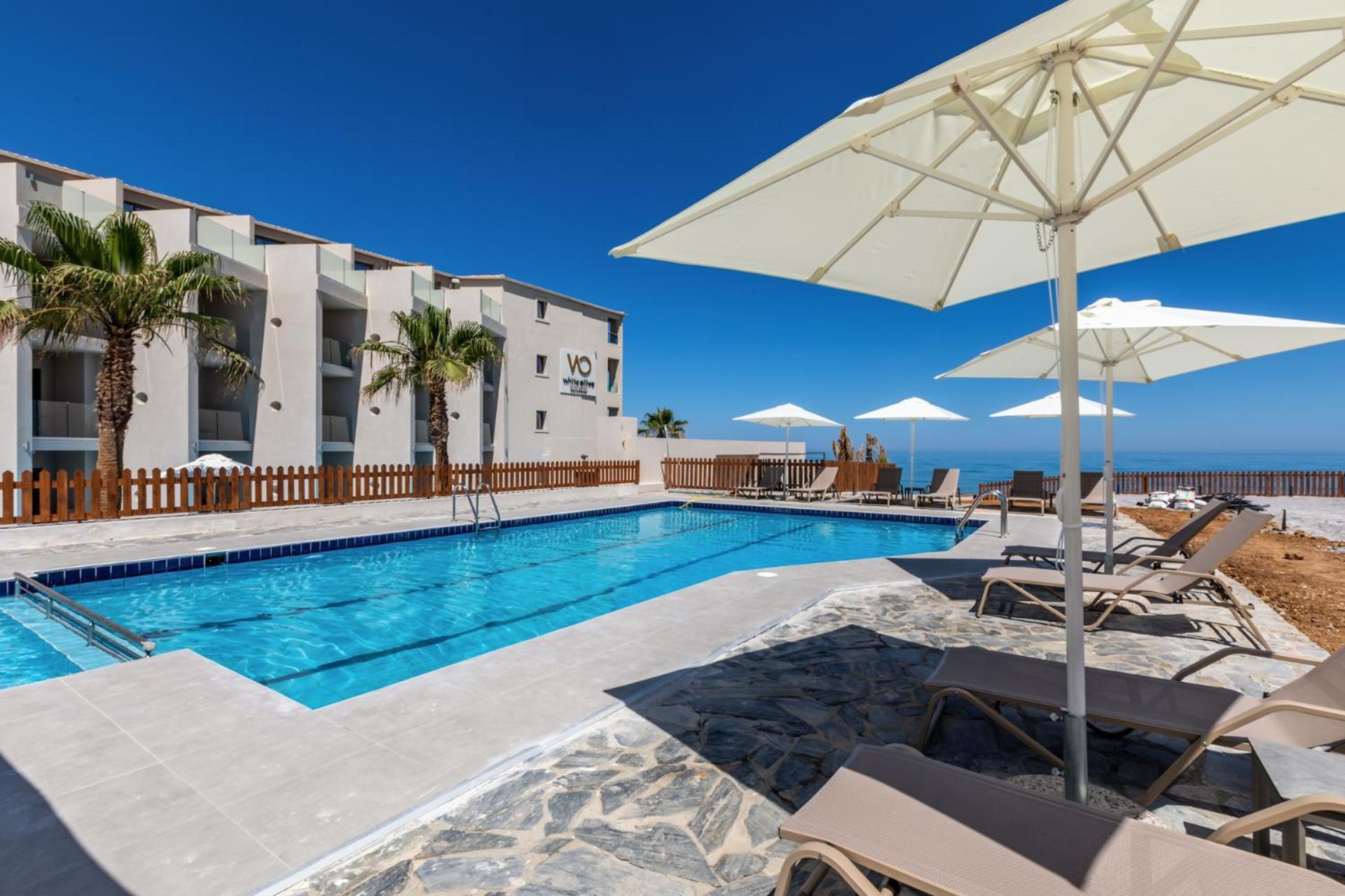 Hotel White Olive Elite Rethymno Sfáka Esterno foto