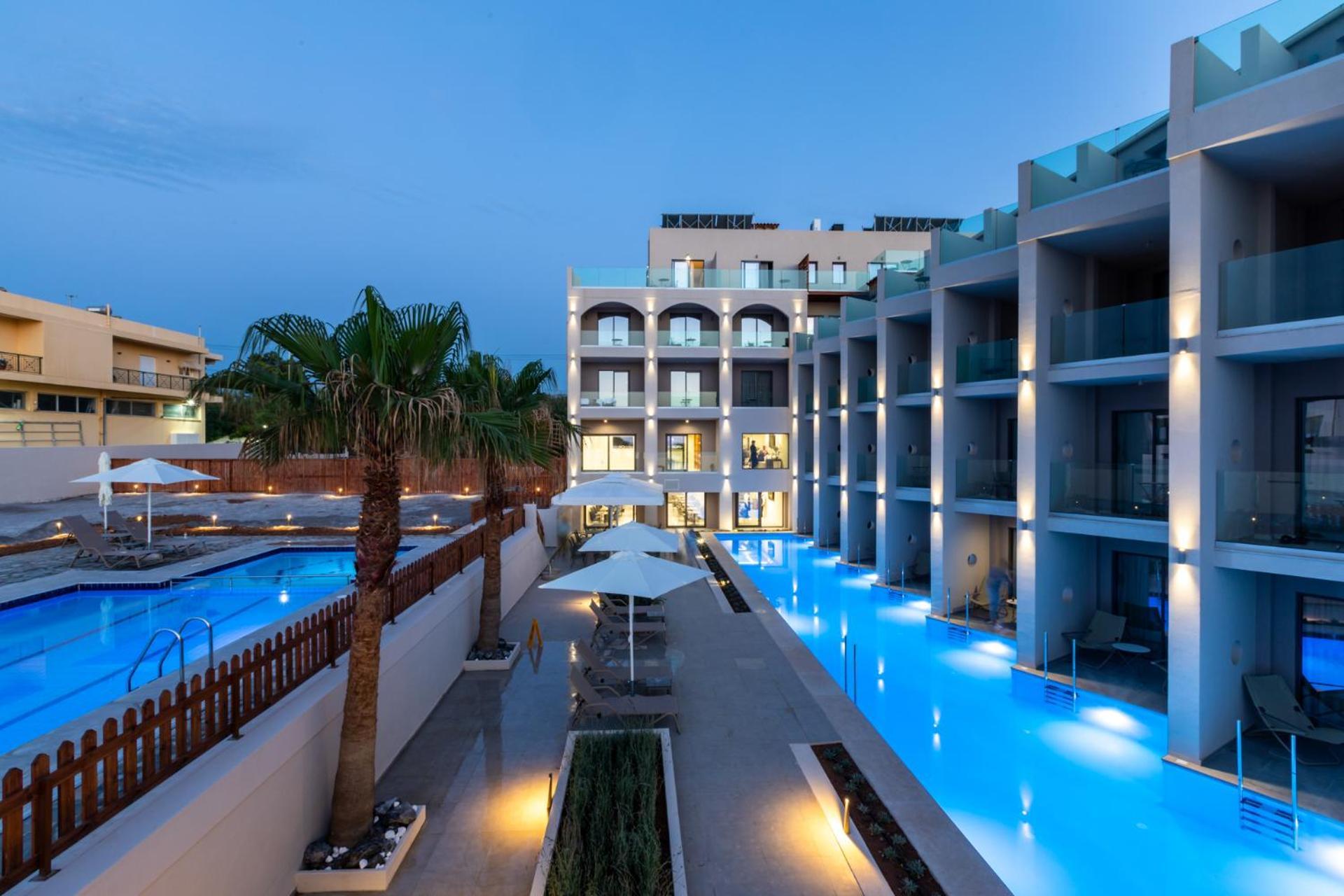 Hotel White Olive Elite Rethymno Sfáka Esterno foto
