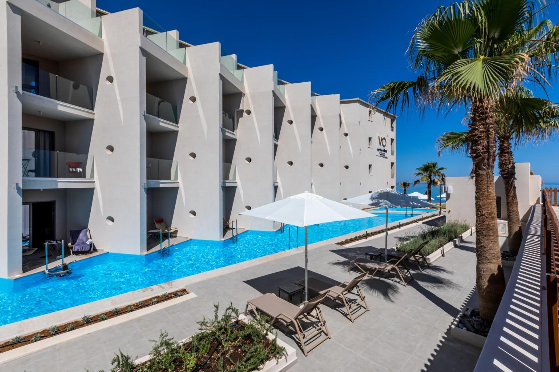 Hotel White Olive Elite Rethymno Sfáka Esterno foto