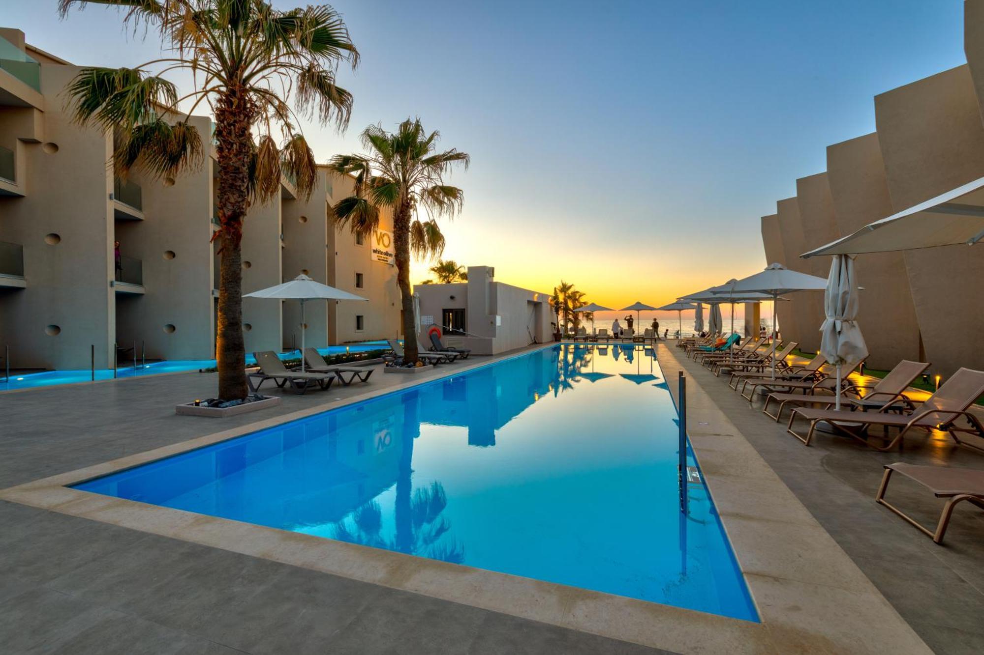 Hotel White Olive Elite Rethymno Sfáka Esterno foto